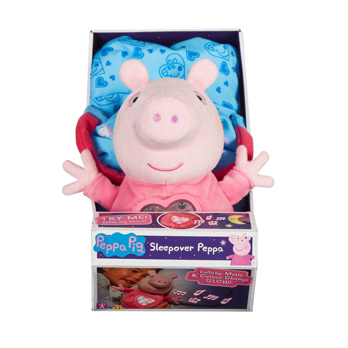 Peluche fiesta de pijamas Peppa Pig Bandai 7