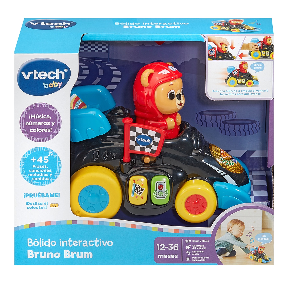 Bólido interactivo Bruno Brum Vtech 5