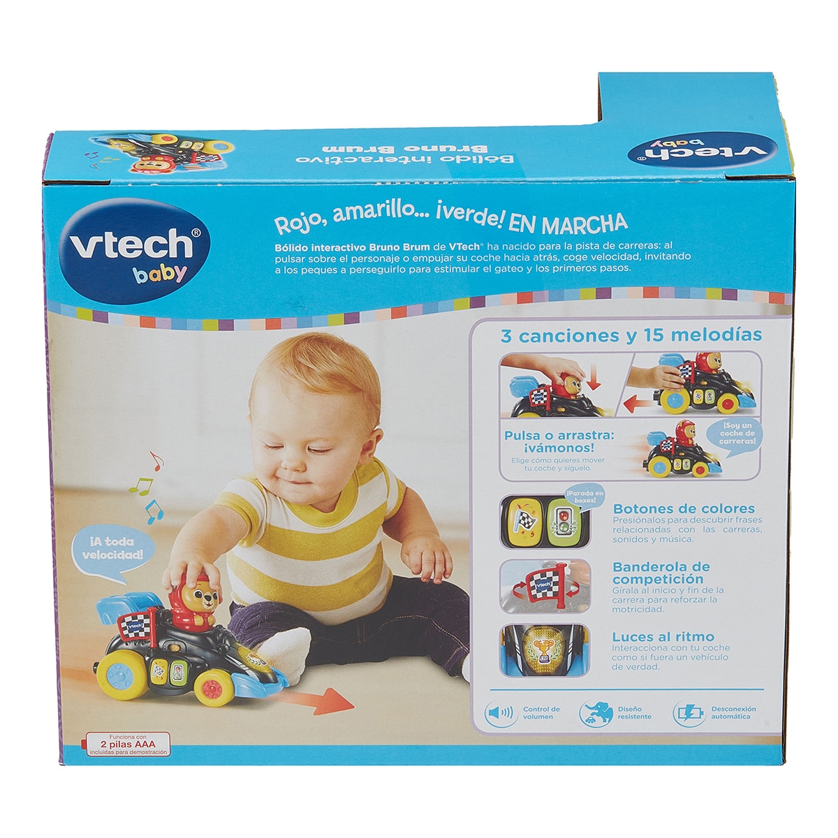 Bólido interactivo Bruno Brum Vtech 6