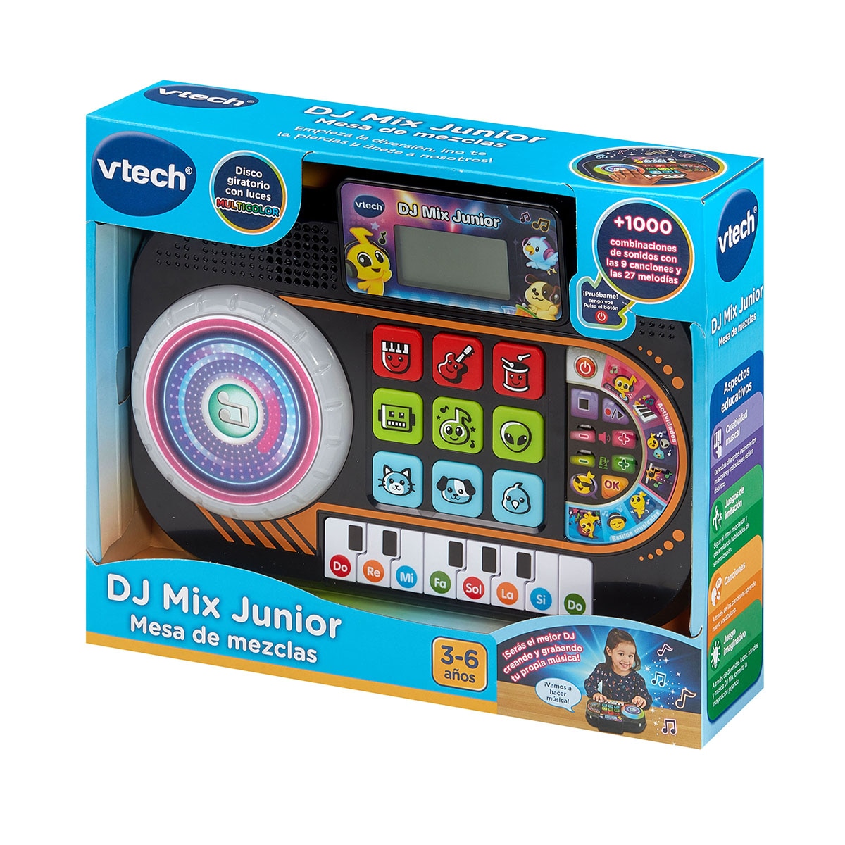 DJ Mix Junior Mesa de mezclas Vtech 4