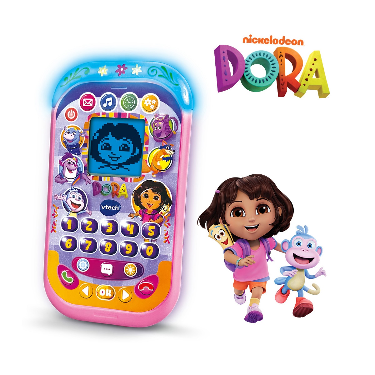 Teléfono educativo de Dora la Exploradora Vtech 2