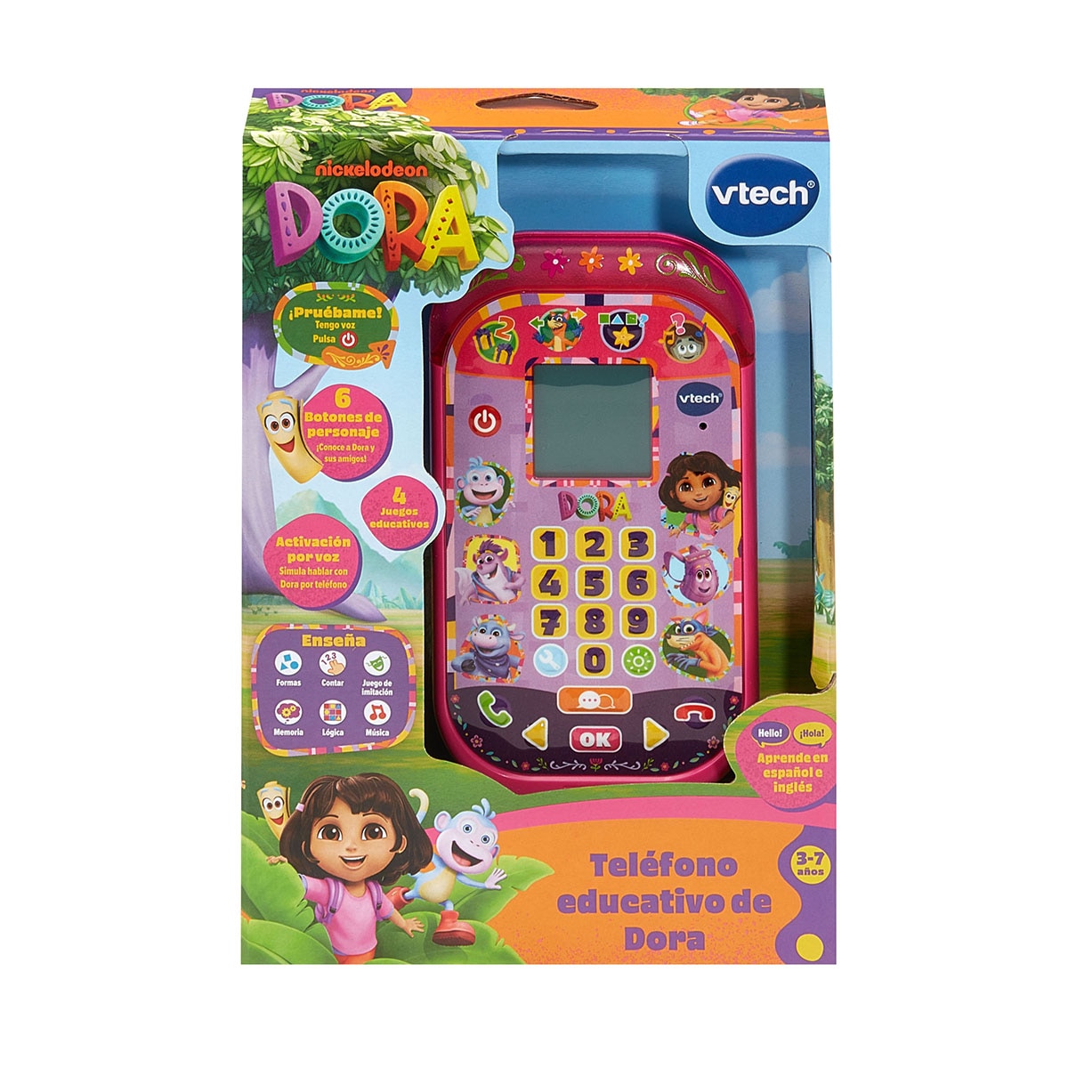 Teléfono educativo de Dora la Exploradora Vtech 4
