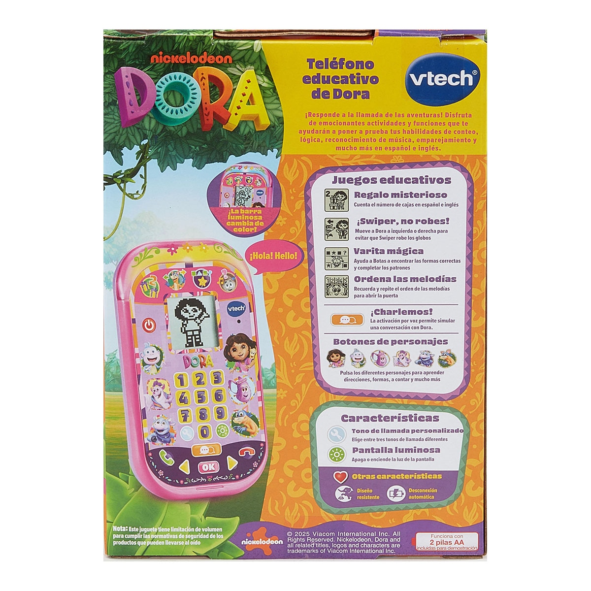 Teléfono educativo de Dora la Exploradora Vtech 5