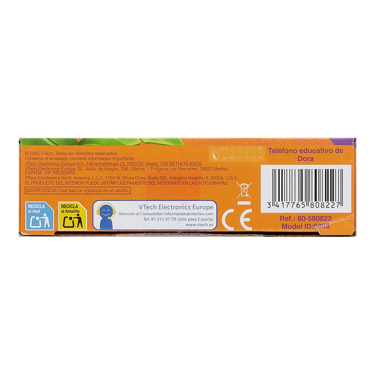 Teléfono educativo de Dora la Exploradora Vtech 6