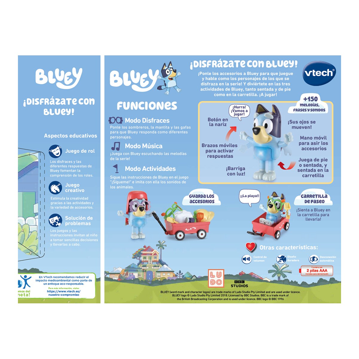 ¡Disfrázate con Bluey! Vtech 6