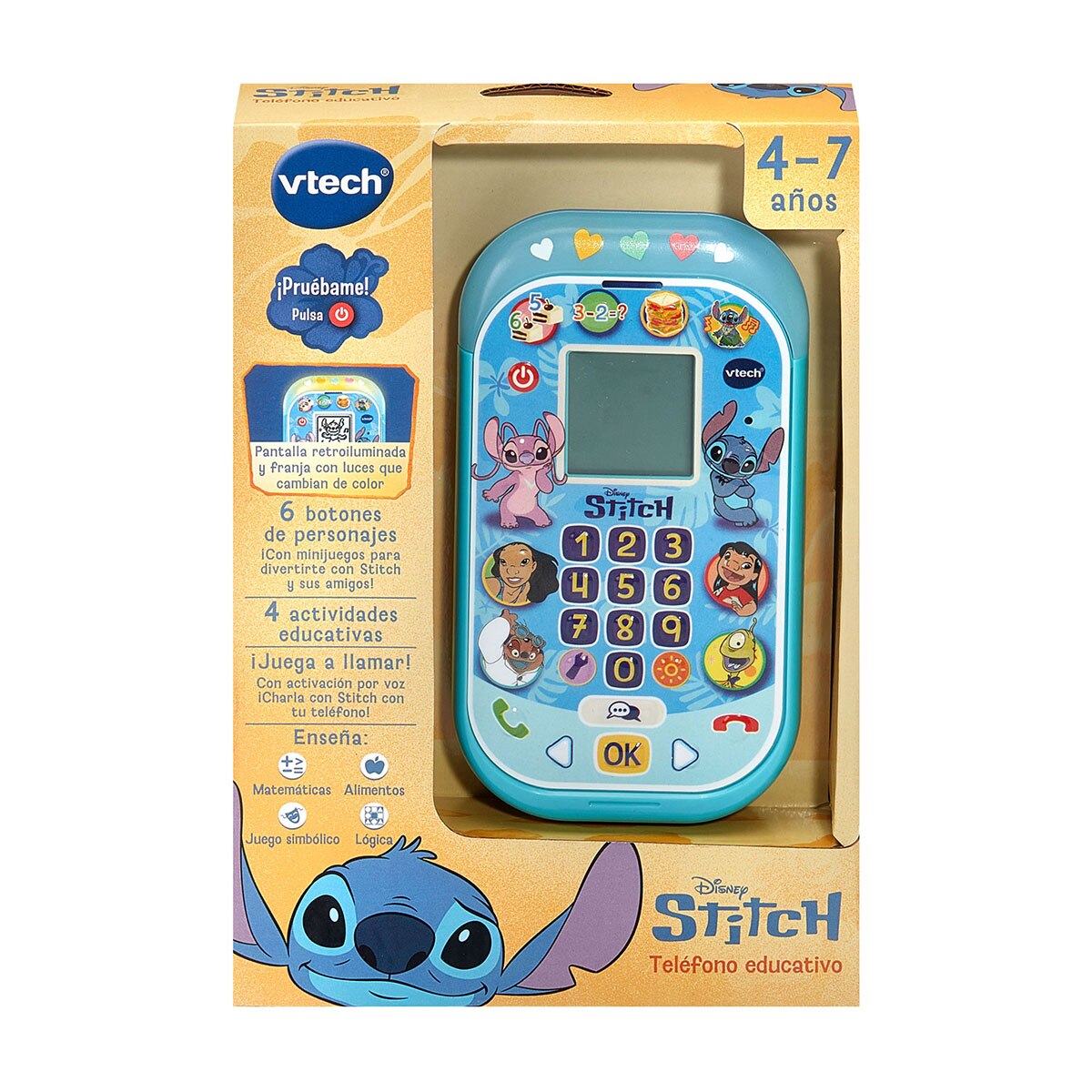 Teléfono educativo de Stitch Vtech 4