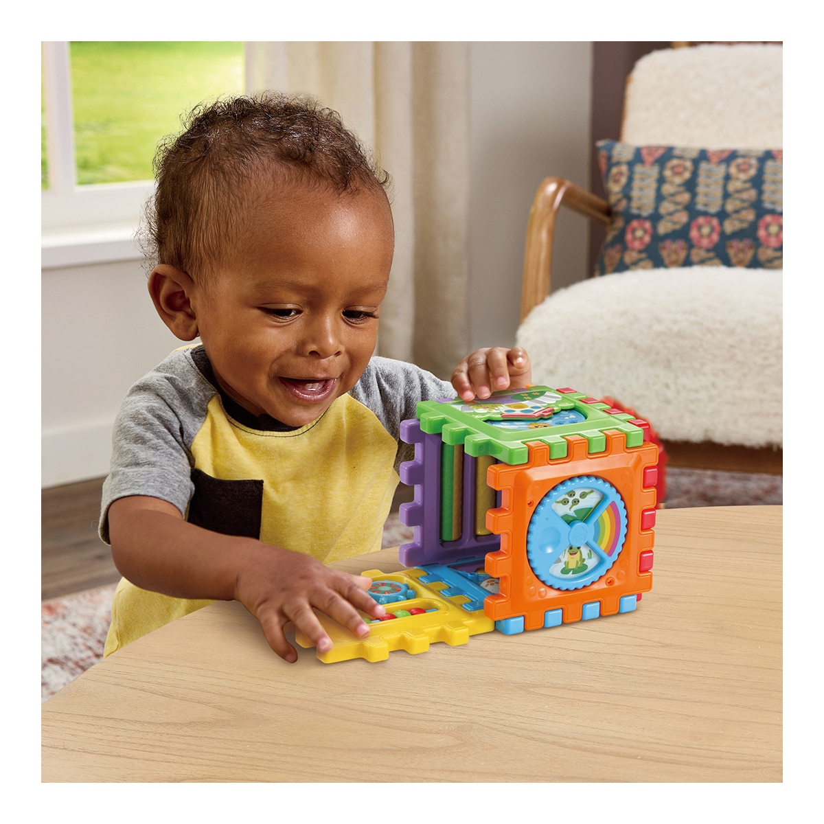 Cubo de juegos con 6 paneles de juego de doble cara Leap Frog 3