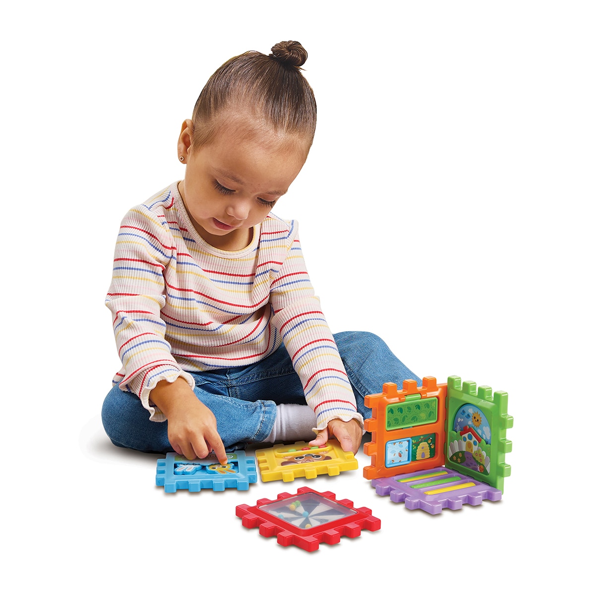 Cubo de juegos con 6 paneles de juego de doble cara Leap Frog 4
