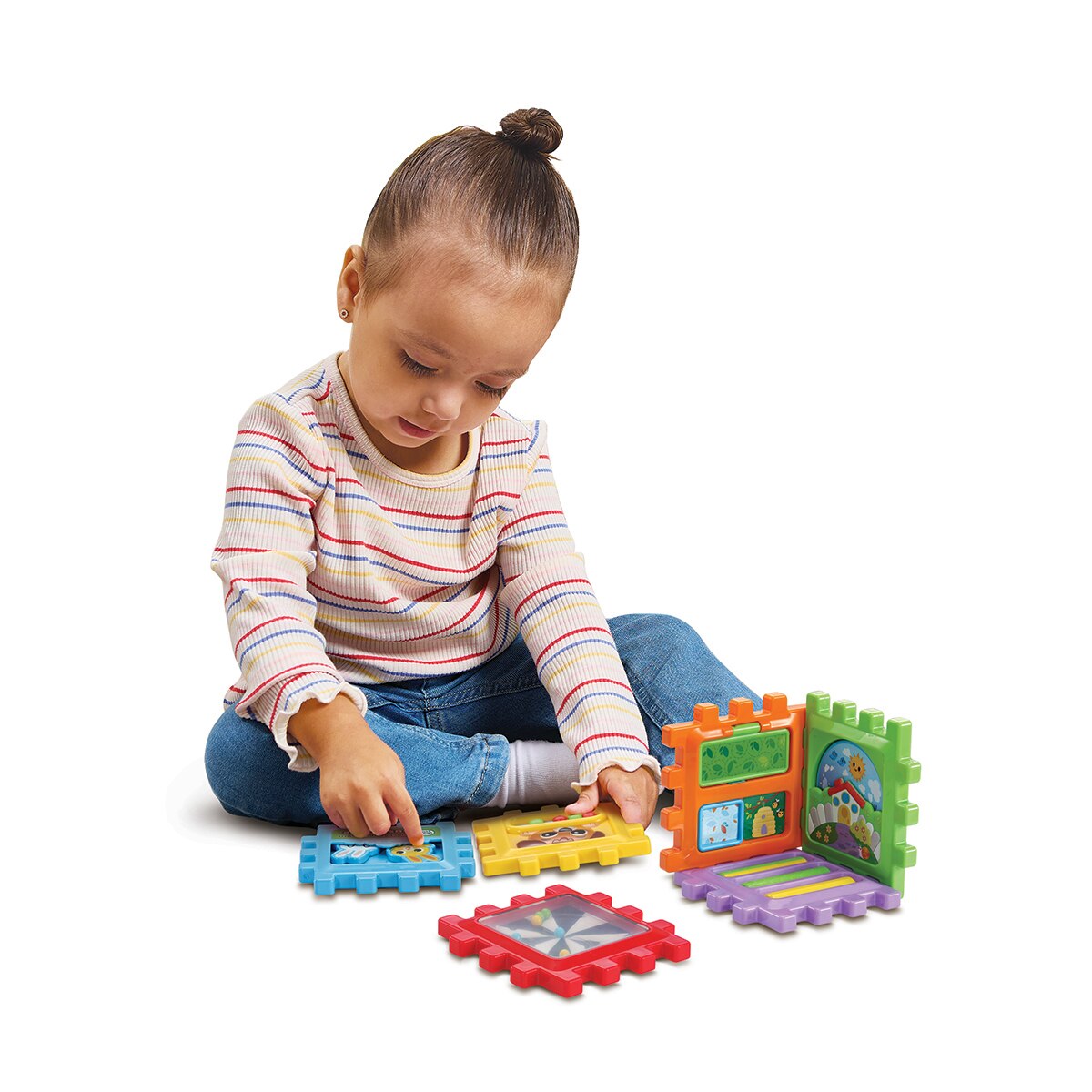 Cubo de juegos con 6 paneles de juego de doble cara Leap Frog 8