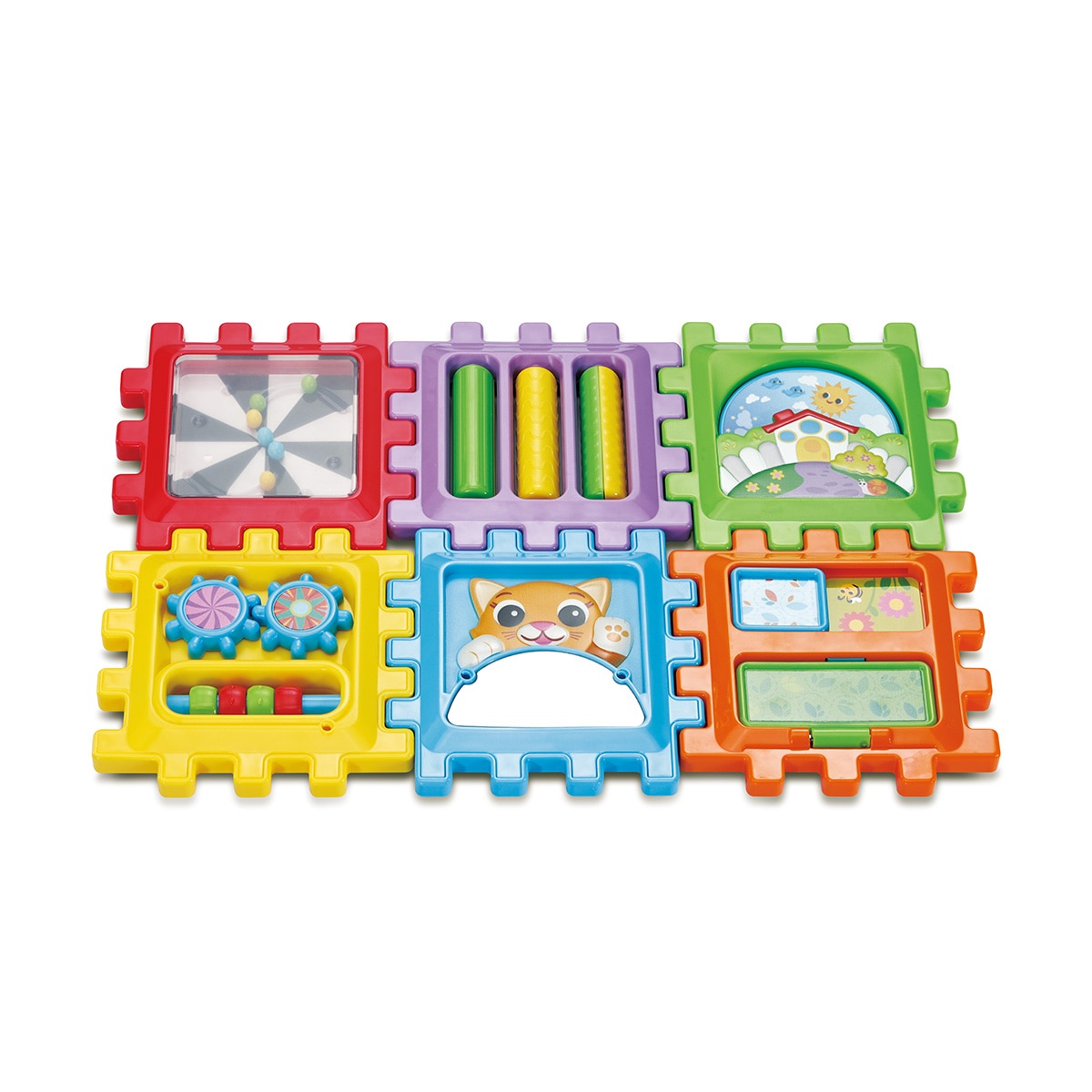 Cubo de juegos con 6 paneles de juego de doble cara Leap Frog 9