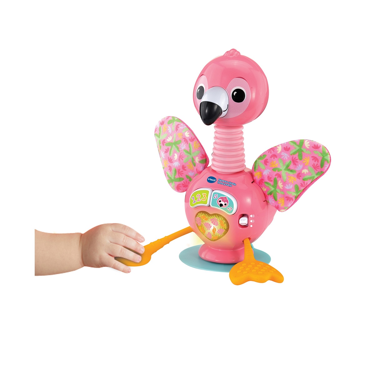 Juguete interactivo de con ventosa para la trona, con diferentes elementos para manipular Vtech 7