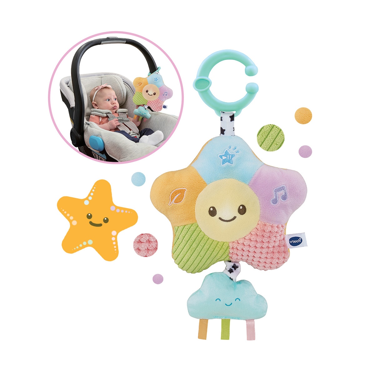 Peluche interactivo de con forma de estrella para llevar a todas partes Vtech 2