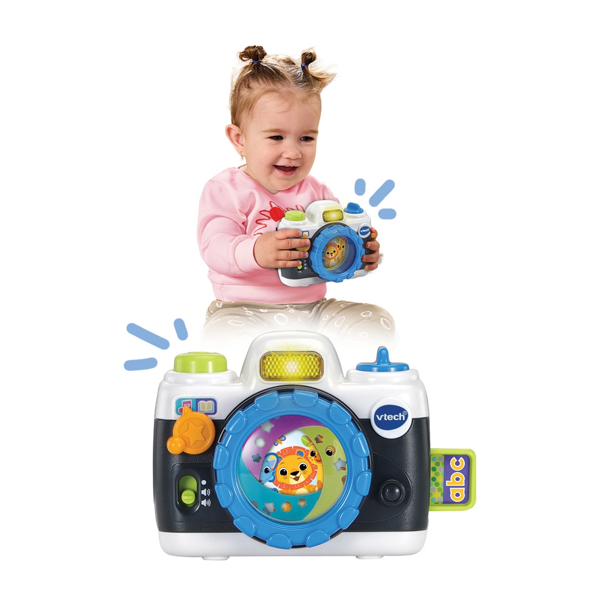 Cámara de fotos interactiva de con diferentes actividades Vtech 2