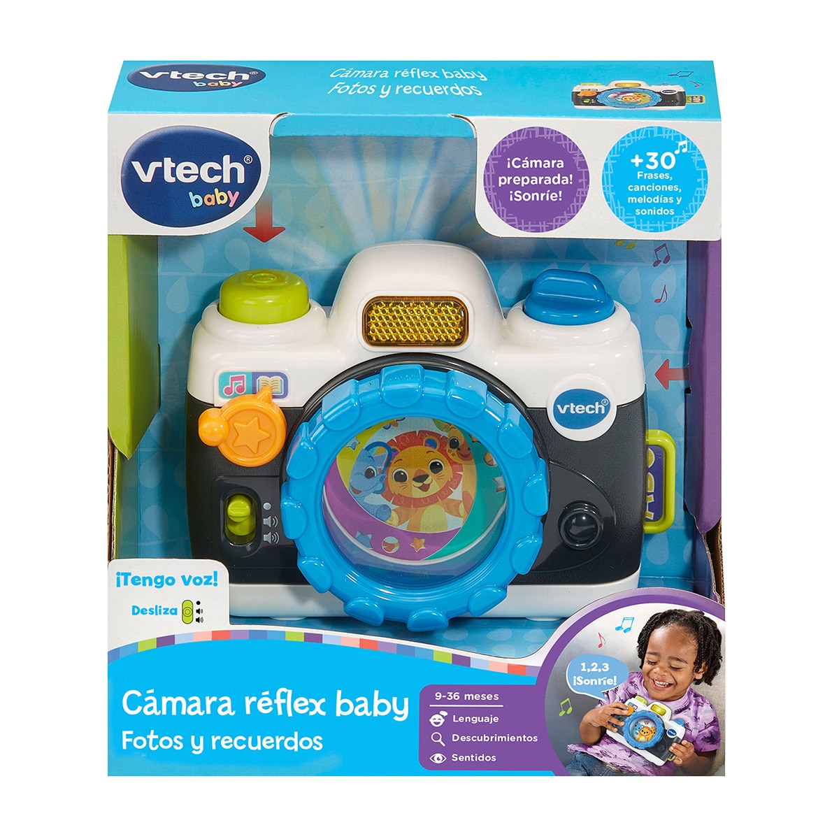 Cámara de fotos interactiva de con diferentes actividades Vtech 3