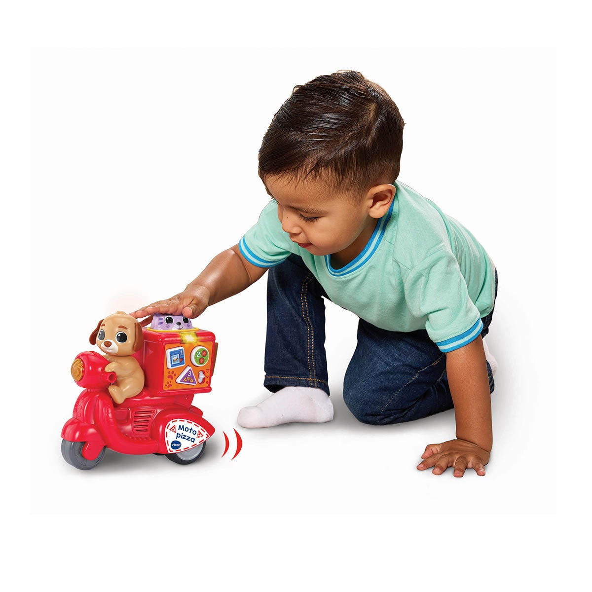 Scooter interactiva de con retrofricción y diferentes actividades Vtech 3