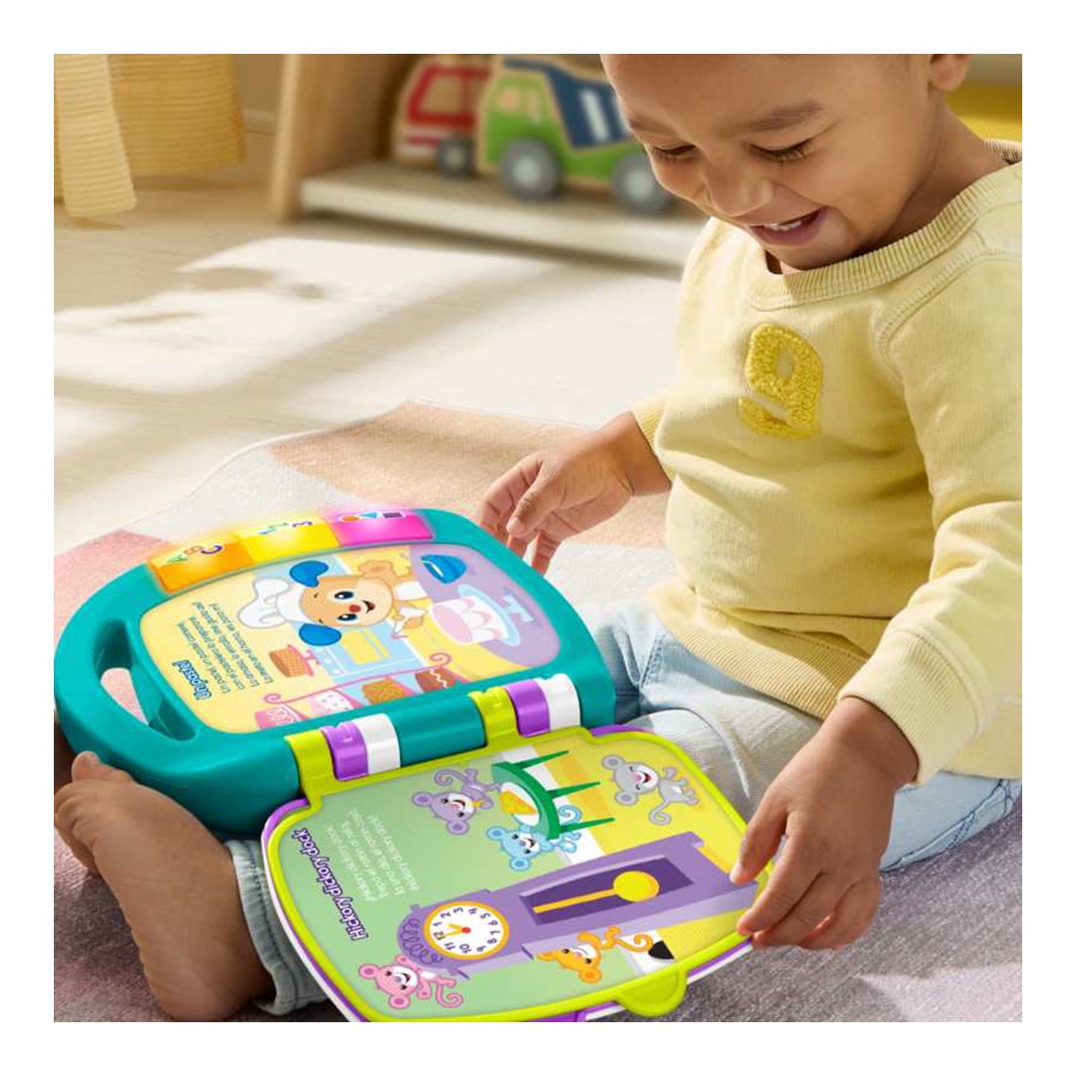 Libro interactivo de aprendizaje Fisher-Price Ríe y aprende Mattel 2
