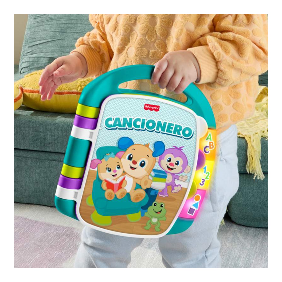 Libro interactivo de aprendizaje Fisher-Price Ríe y aprende Mattel 4