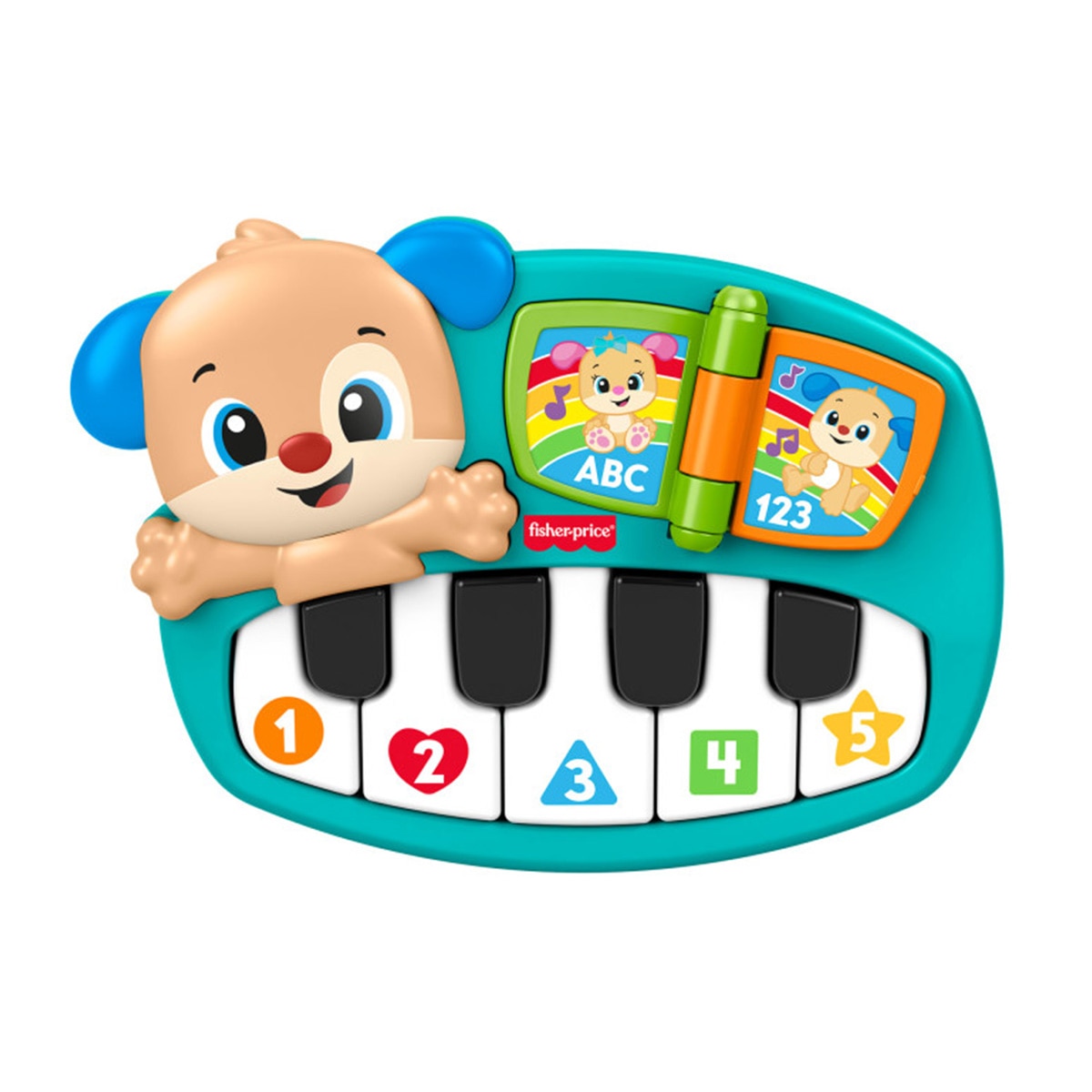 Imagen 1 de Piano Perrito Castellano Fisher-Price Ríe y aprende Mattel