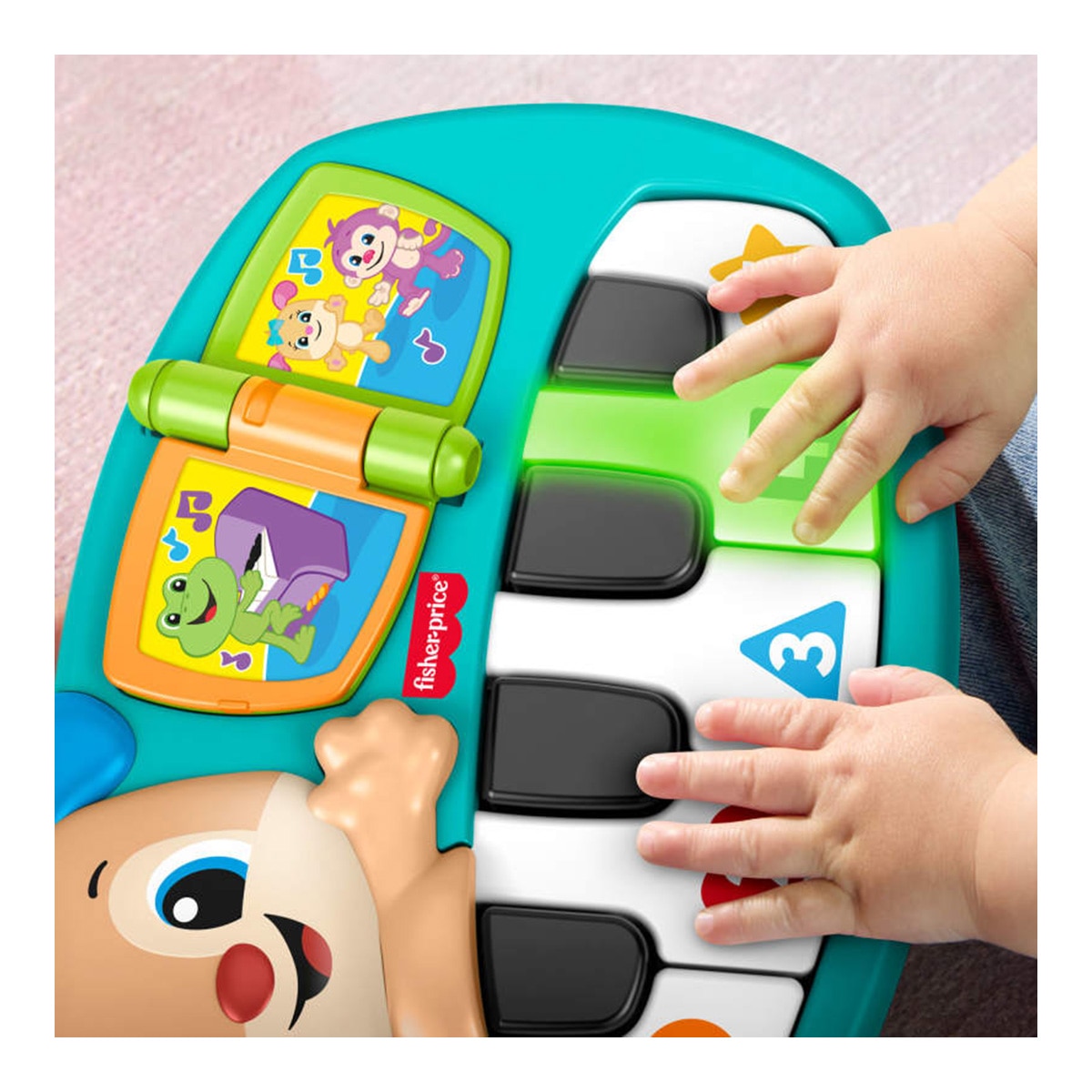 Imagen 4 de Piano Perrito Castellano Fisher-Price Ríe y aprende Mattel