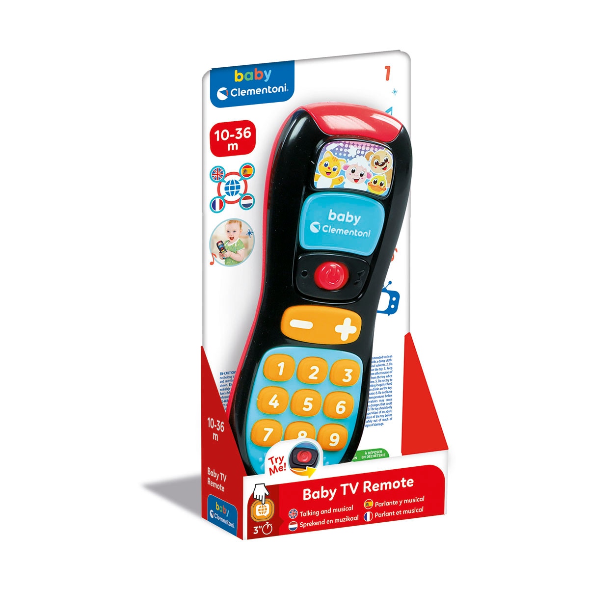 Imagen 0 de Juguete infantil Control Remoto TV baby Clementoni