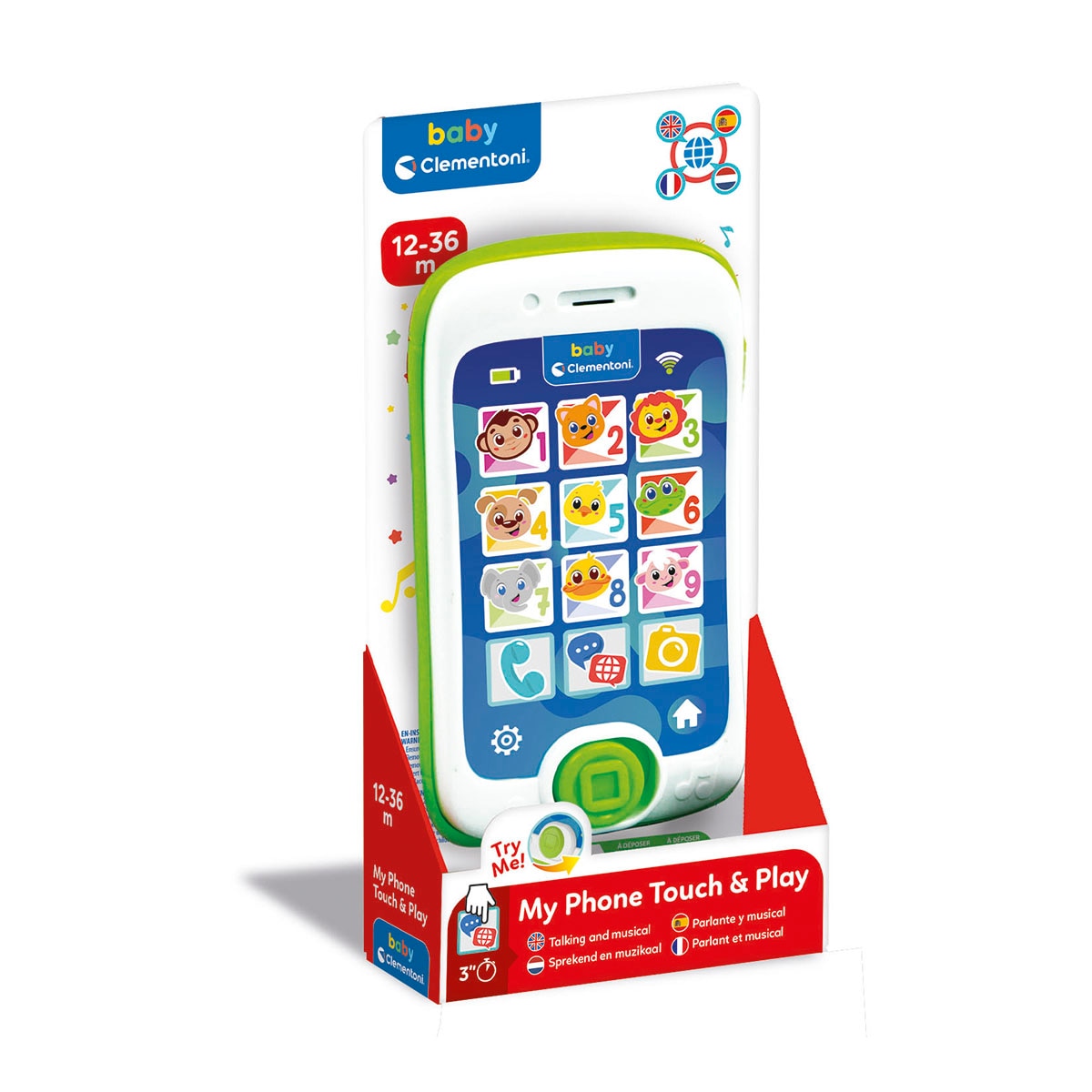 Imagen 0 de Juguete infantil Smartphone toca y juega Baby Clementoni
