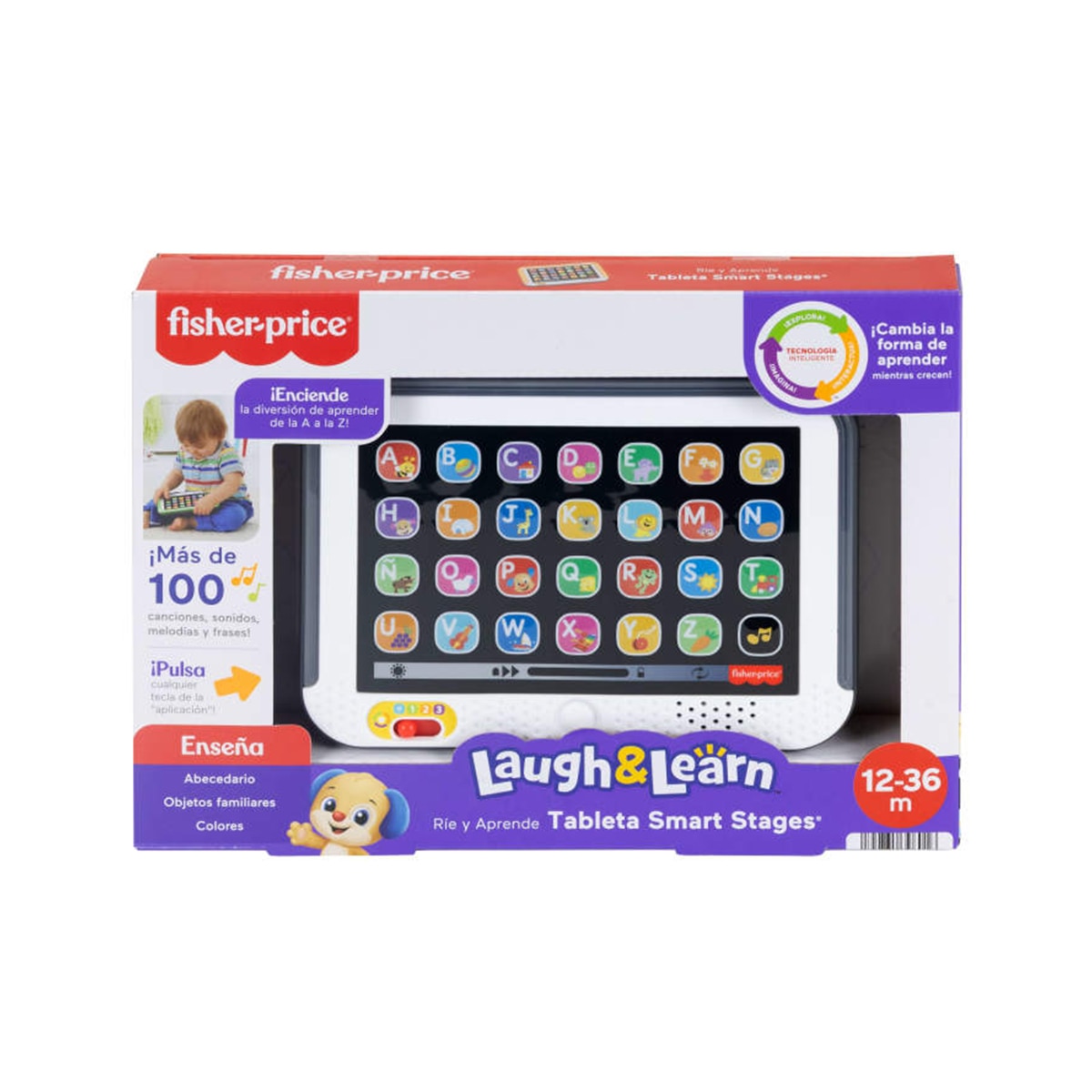 Tableta de aprendizaje interactiva Smart Stages de Laugh & Learn Fisher-Price 6