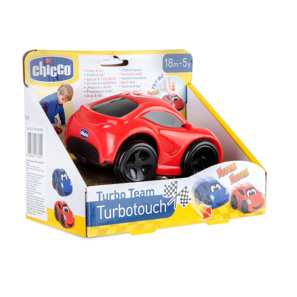 Coche Turbo Touch Sport Rojo Chicco 3