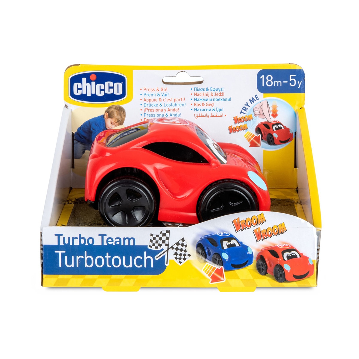 Coche Turbo Touch Sport Rojo Chicco 4