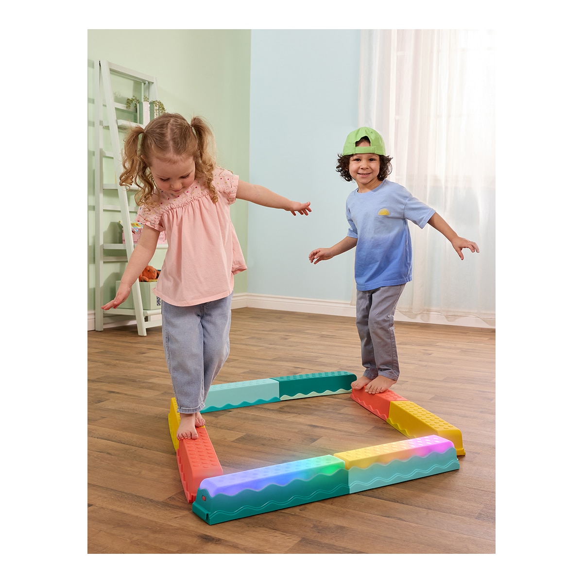 Juego Barras Luminosas Sensoriales 8 Piezas B.Toys 7