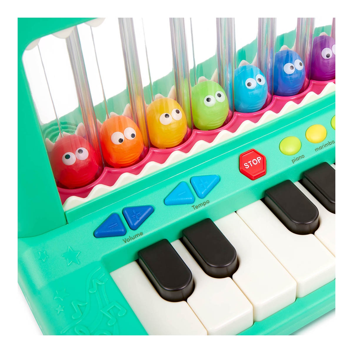 Croco Pop Piano con Luces y Sonidos Battat 2