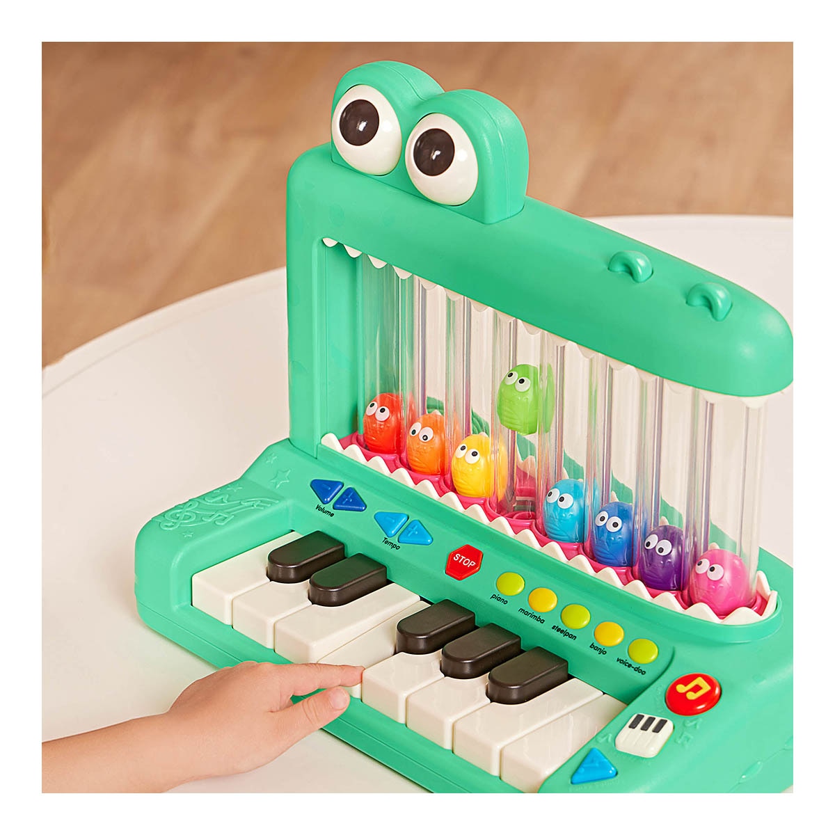 Croco Pop Piano con Luces y Sonidos Battat 7