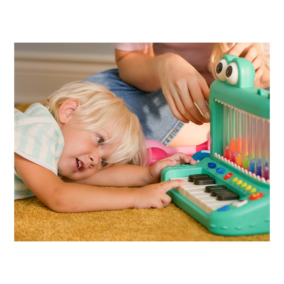 Croco Pop Piano con Luces y Sonidos Battat 8