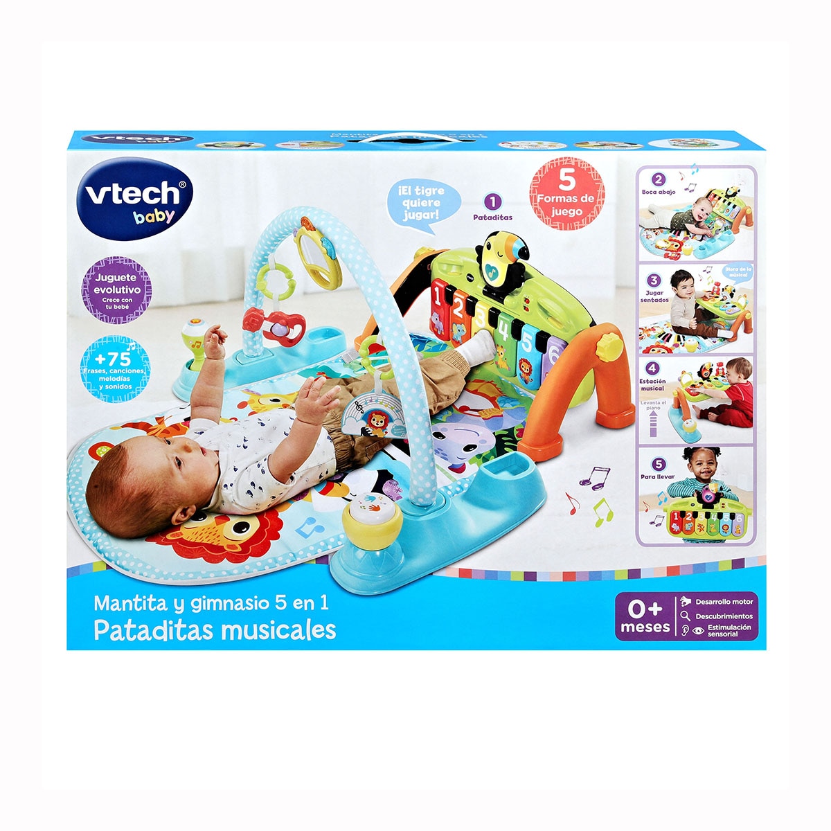 Mantita y gimnasio evolutivo musical Vtech 6