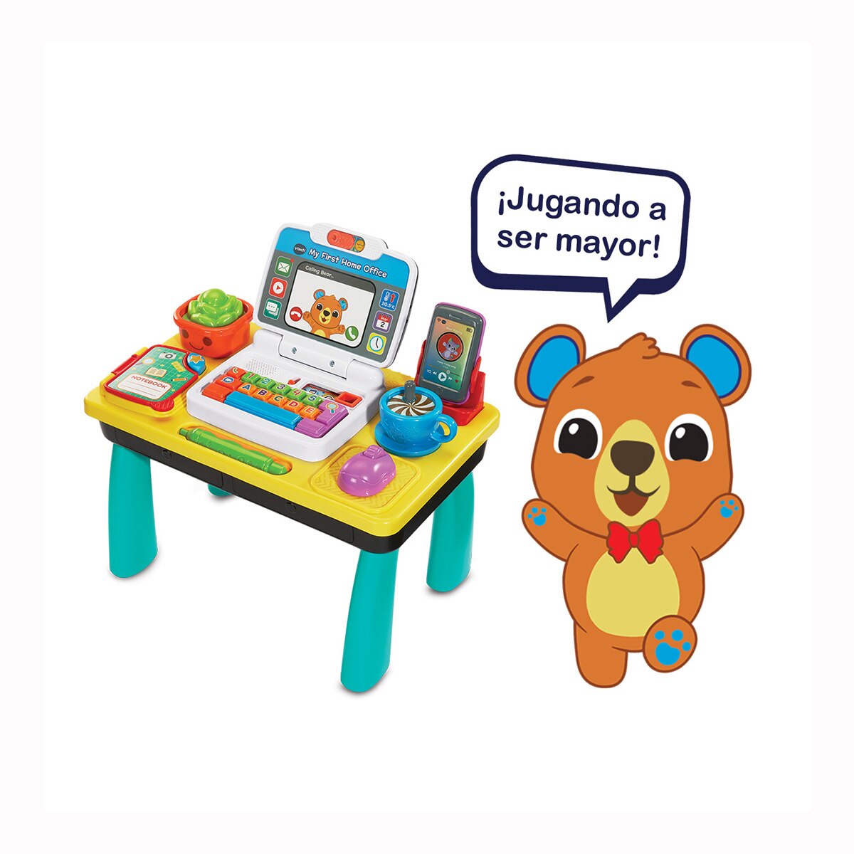 Mesa de actividades Oficina Descubrimientos Baby Teletrabajo Vtech 2
