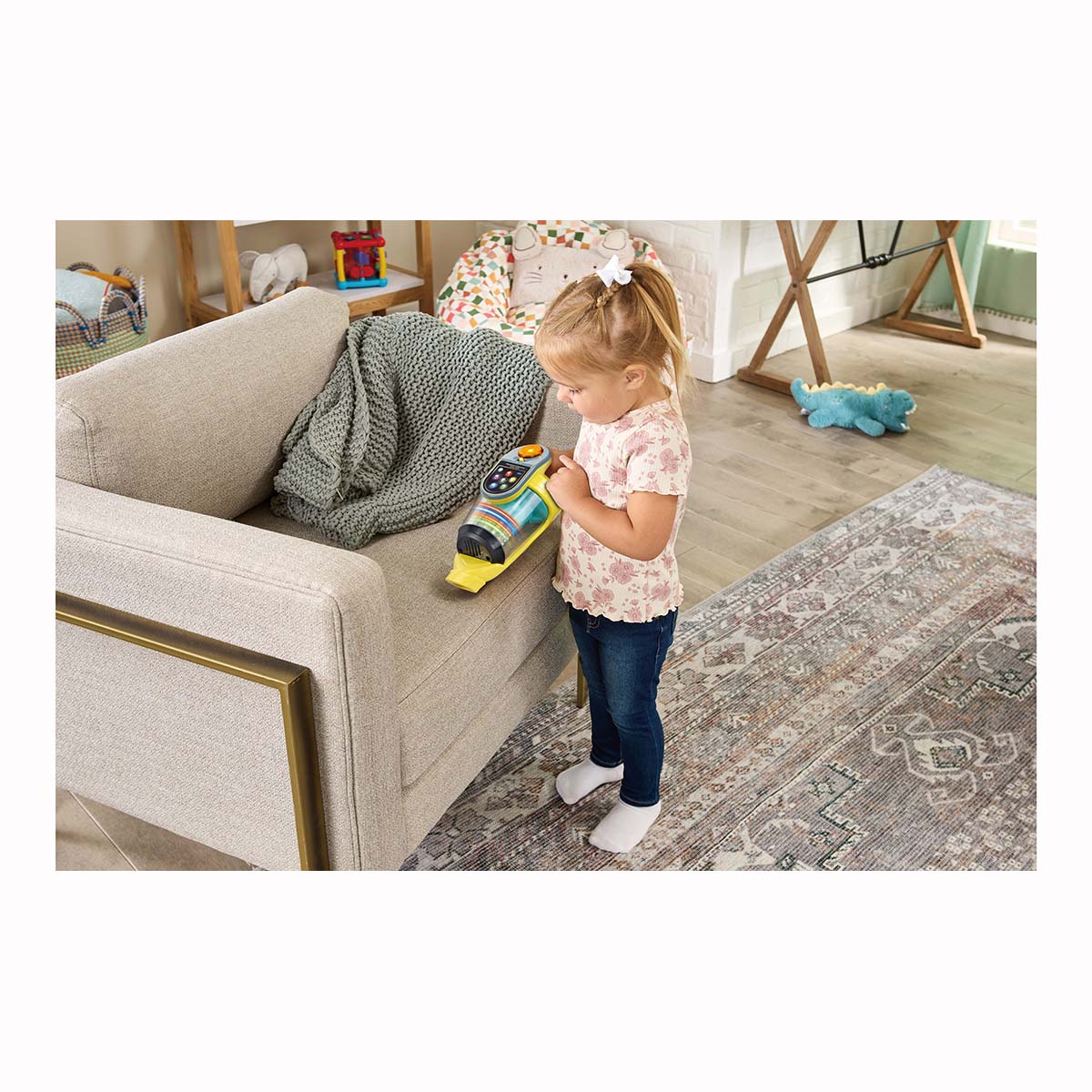 Aspiradora interactiva Turbo 3000 Amarilla Vtech 4
