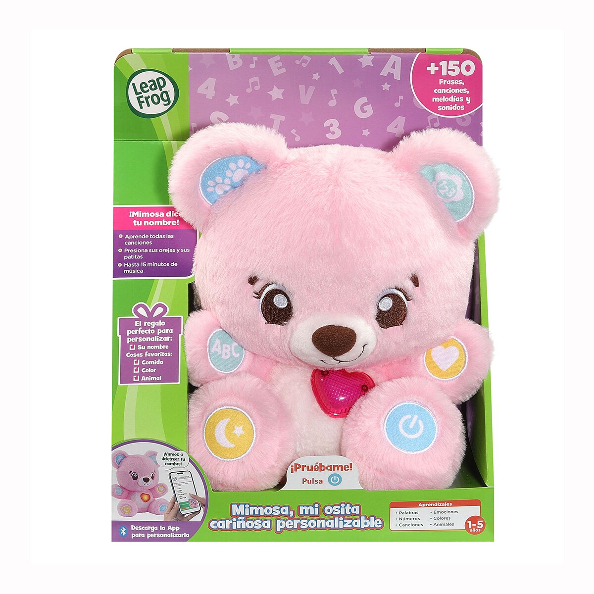 Imagen 4 de Peluche interactivo personalizable Mimosa, mi osita cariñosa LeapFrog