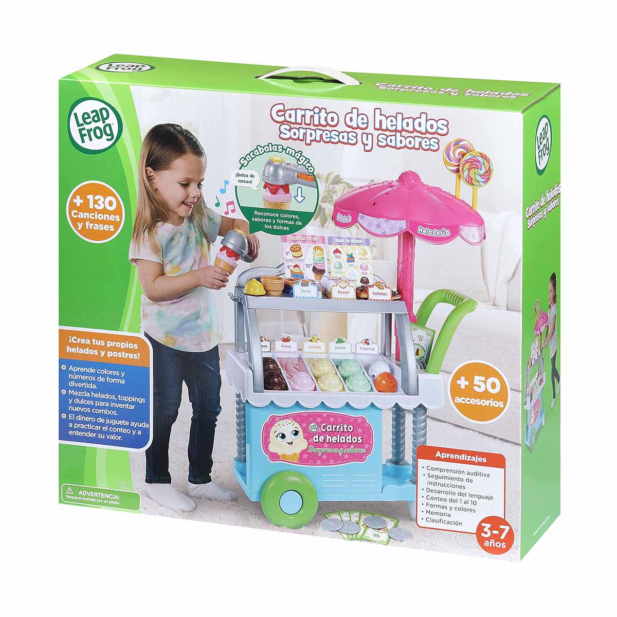 Carrito de helados interactivo Sorpresas y Sabores LeapFrog 4