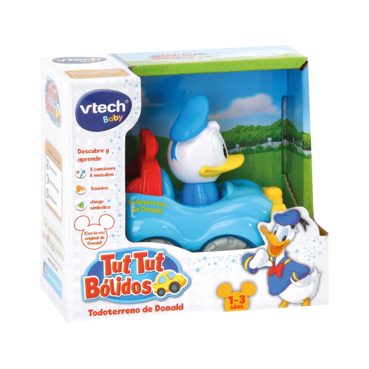 Vehículo de juguete con los mágicos personajes de Disney Tut Tut Bólidos VTech Baby 2