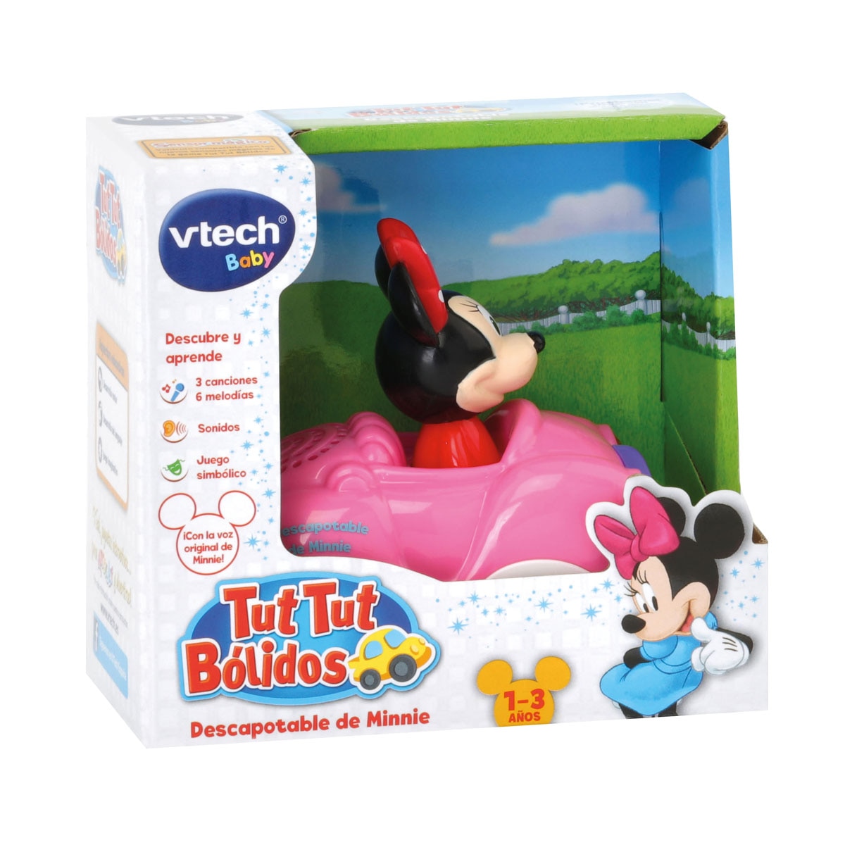 Vehículo de juguete con los mágicos personajes de Disney Tut Tut Bólidos VTech Baby 4
