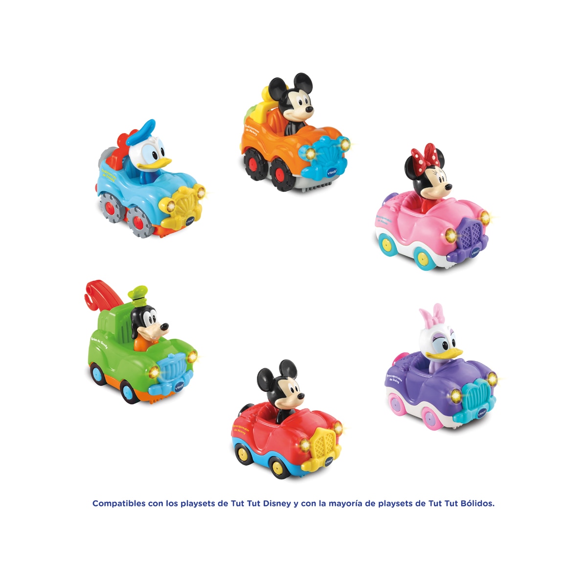 Vehículo de juguete con los mágicos personajes de Disney Tut Tut Bólidos VTech Baby 8