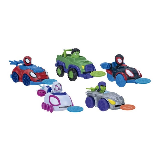 Vehículo de juguete Disc Dasher Spidey and Friends Jazwares modelos surtidos
