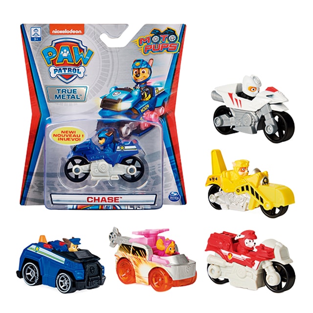 Vehículo Surtido de La patrulla canina Die Cast Paw Patrol True Metal