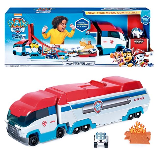 Playset El bus de La patrulla canina Autobús Lanzador Transportador Paw Patrol True Metal 2