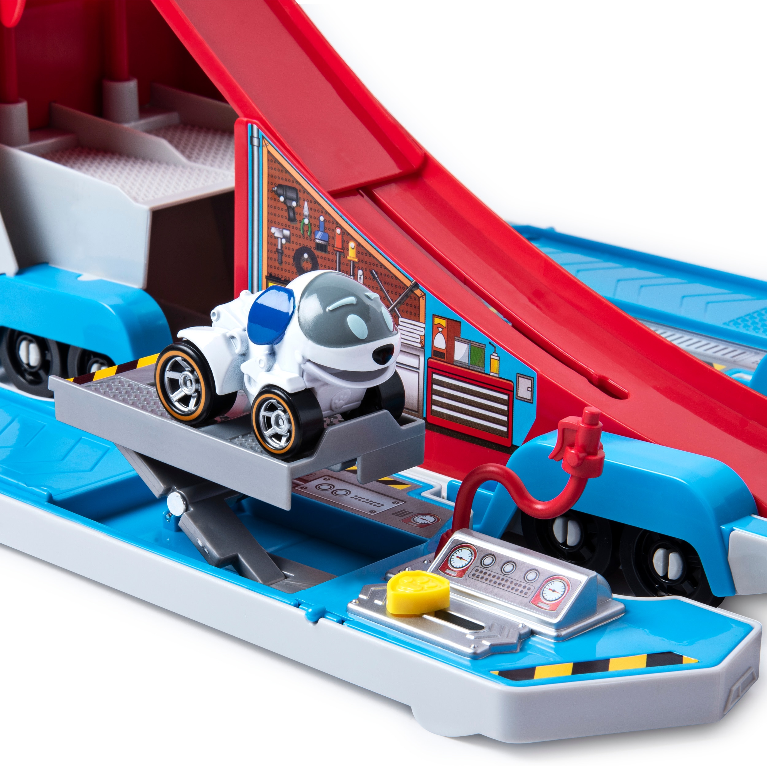 Playset El bus de La patrulla canina Autobús Lanzador Transportador Paw Patrol True Metal 6