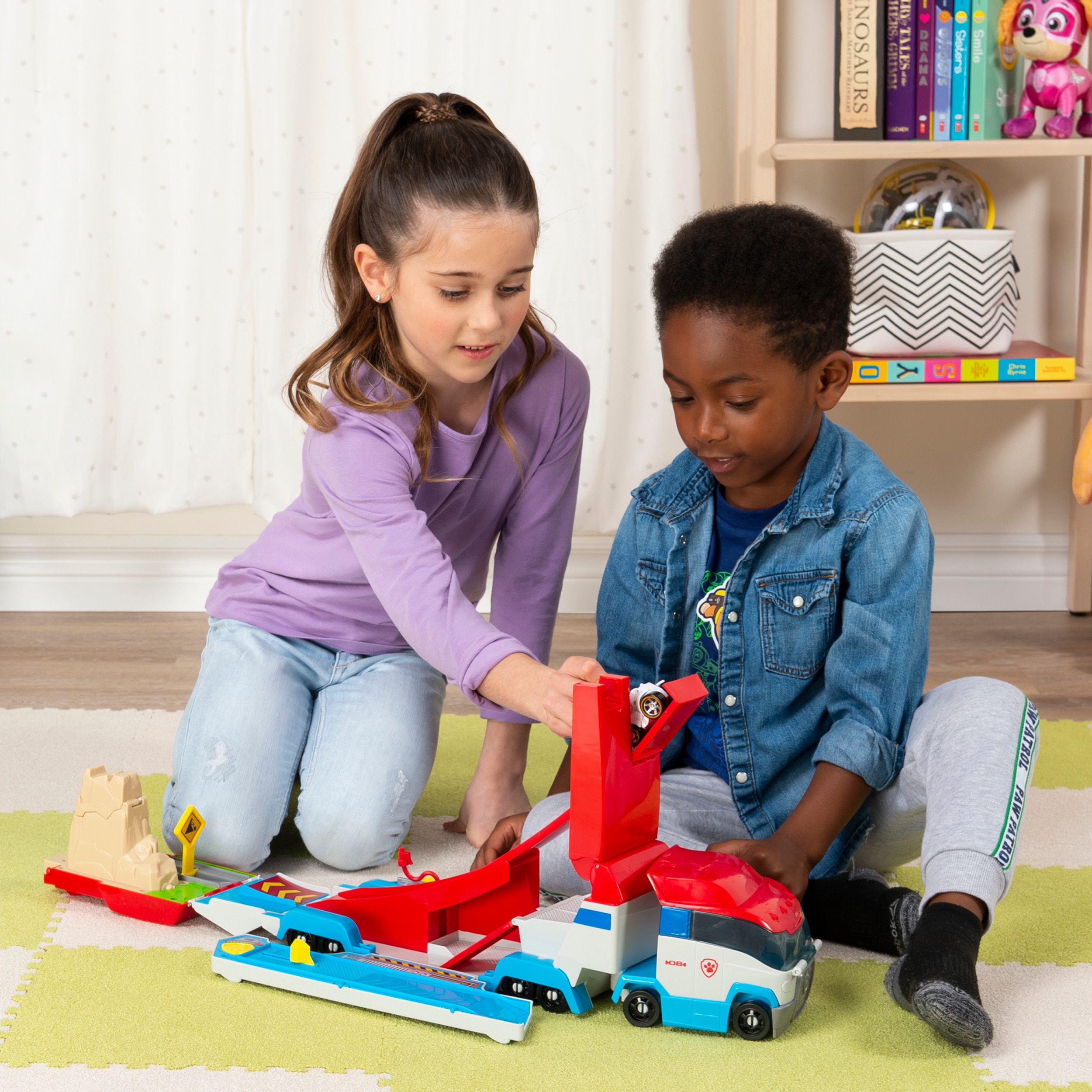 Playset El bus de La patrulla canina Autobús Lanzador Transportador Paw Patrol True Metal 8