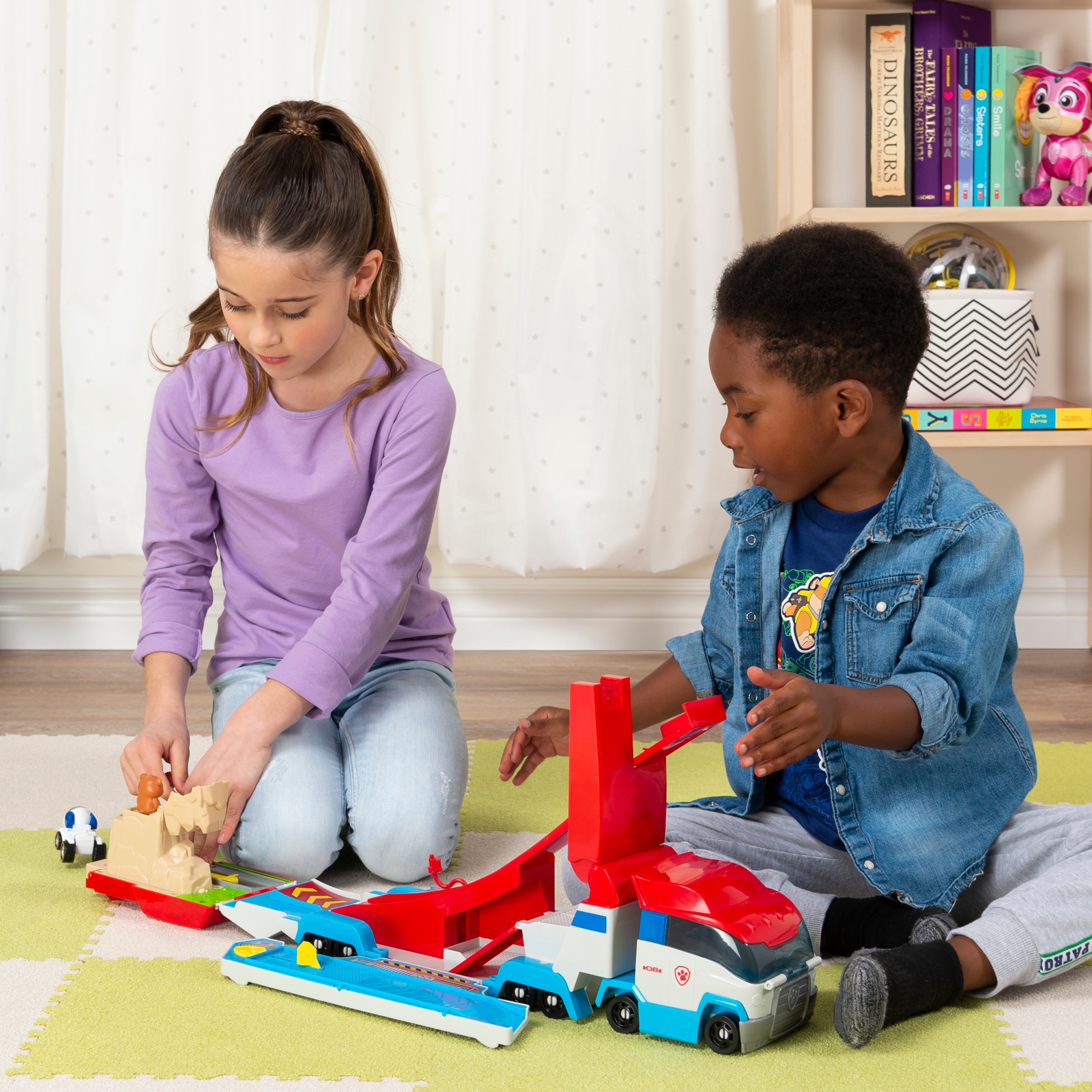 Playset El bus de La patrulla canina Autobús Lanzador Transportador Paw Patrol True Metal 9
