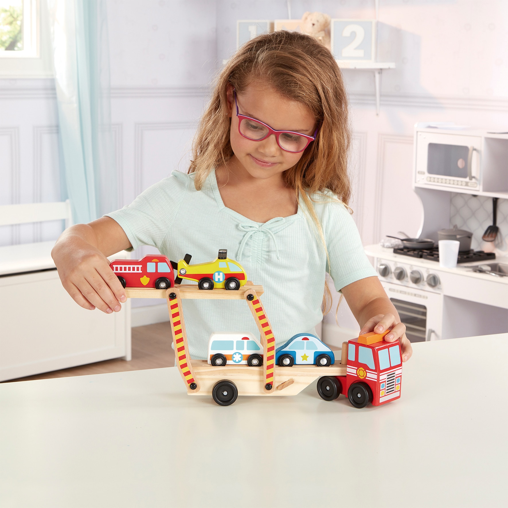 Transportador Coches Emergencia Melissa & Doug 3