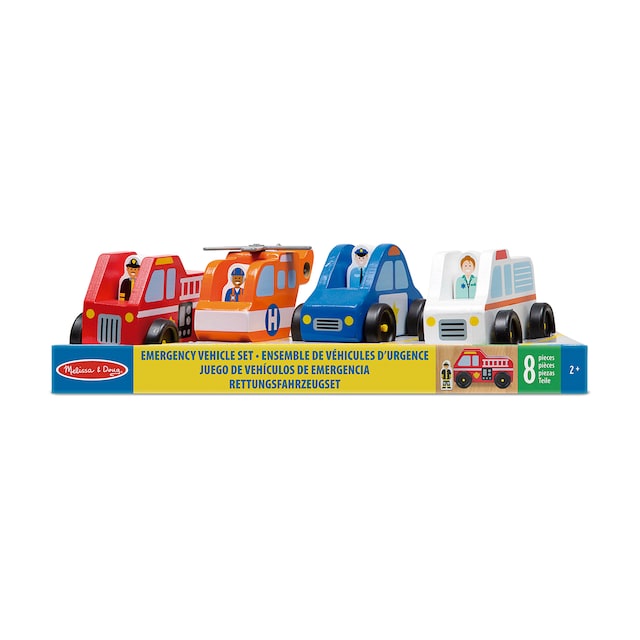 Set De Vehiculos De Emergencia Melissa & Doug