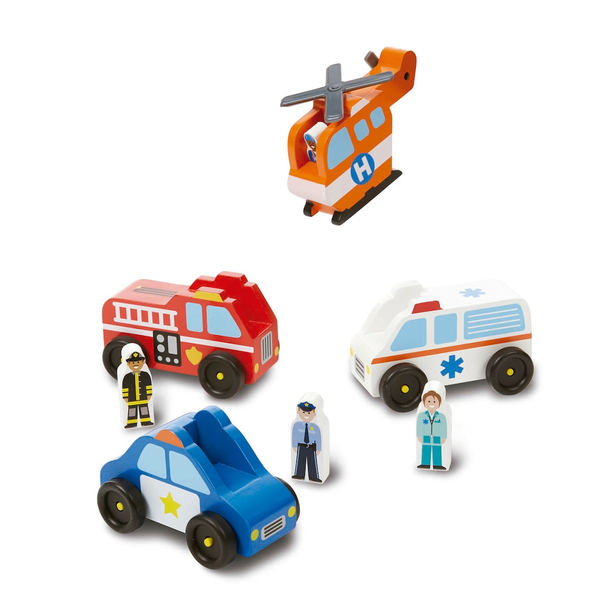 Set De Vehiculos De Emergencia Melissa & Doug 2