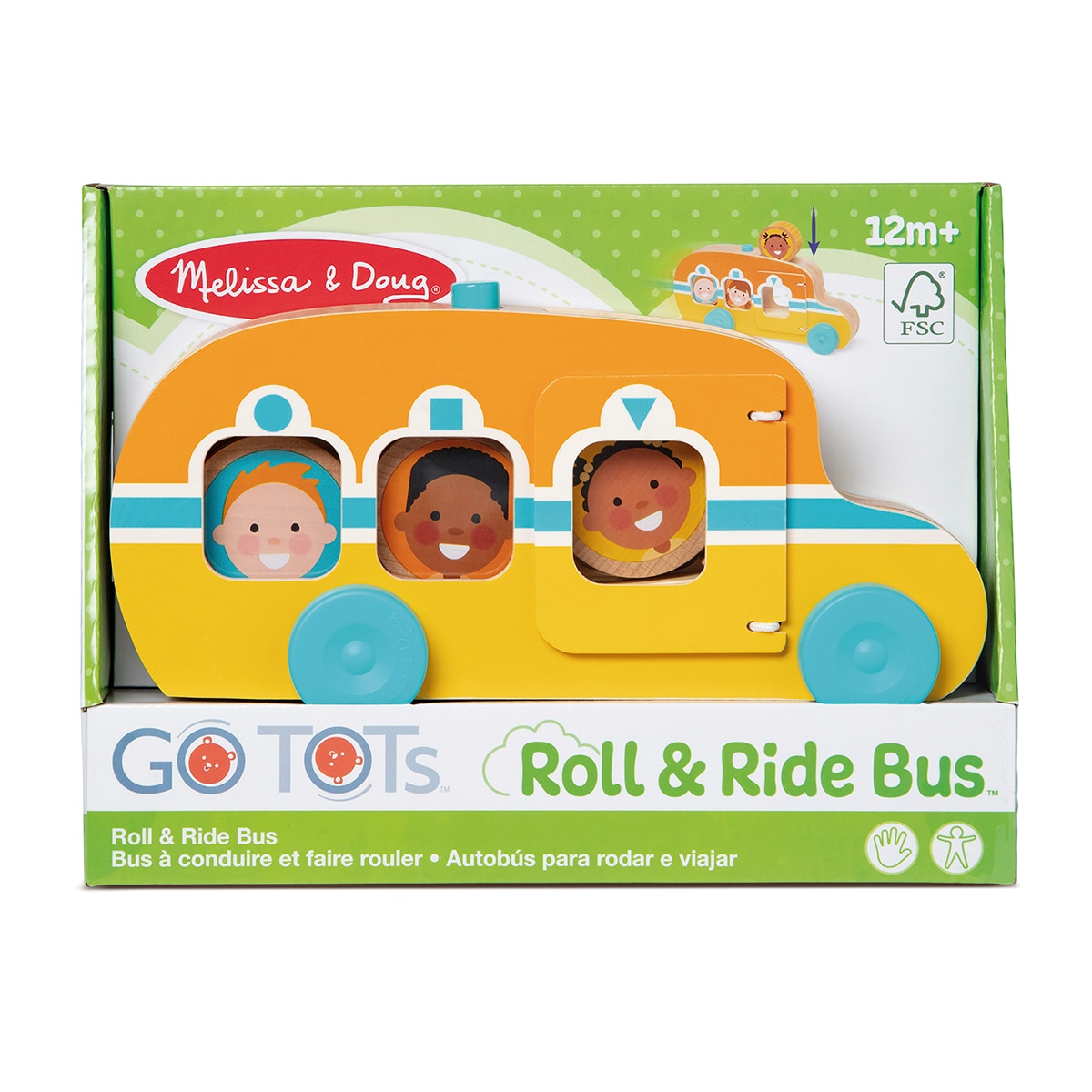 Melissa & Doug – Go Tot Autobus Madera Melissa & Doug.